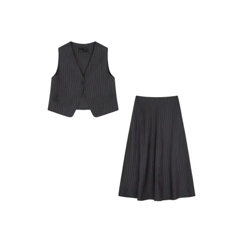 IHIMI Серый Женские Комплекты с юбкой