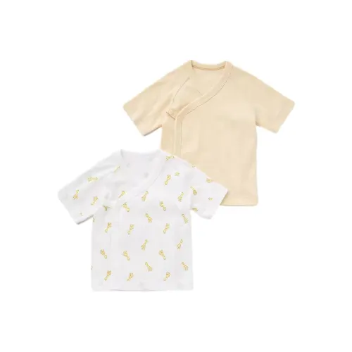 UNIQLO Домашняя одежда 2 шт Абрикосовый желтый Детский и для малышей