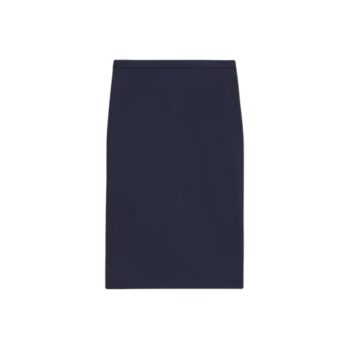 THEORY Повседневный Длинный Юбка Женская Морской Синий