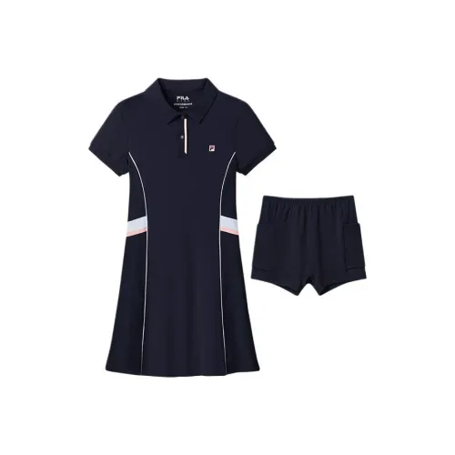 FILA KIDS Детское платье королевского синего цвета для подростков