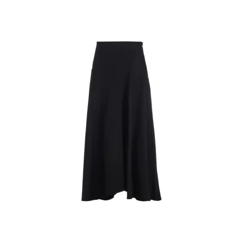 Yohji Yamamoto Черные Женские Повседневные Длинные Юбки