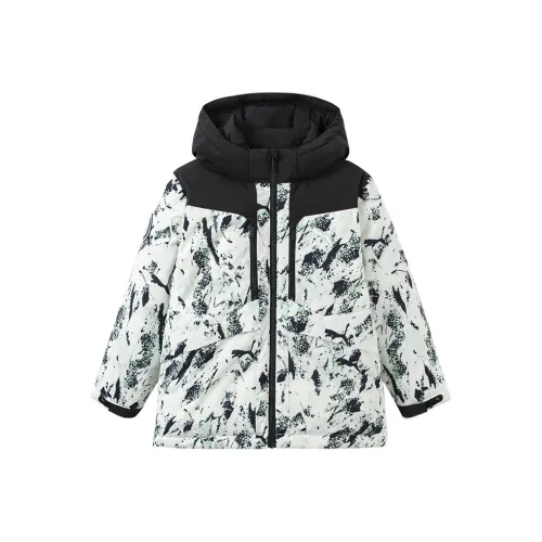 PUMA Пуховик Sportstyle Series Черный Зеленый Тон Детский