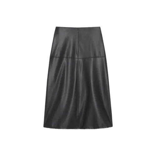 MaxMara Повседневный Длинный Юбка Женские Черный