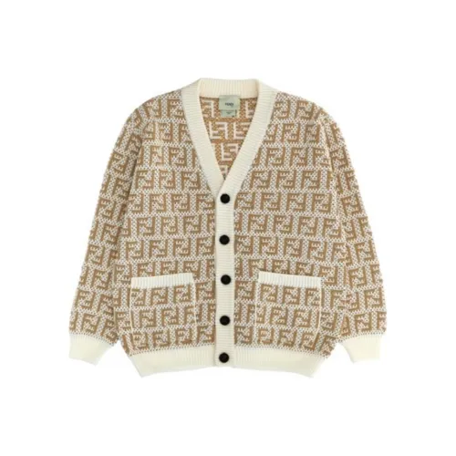 FENDI Бежевый Kids Свитеры