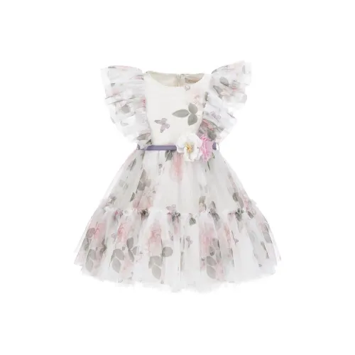 MONNALISA Детское платье белый