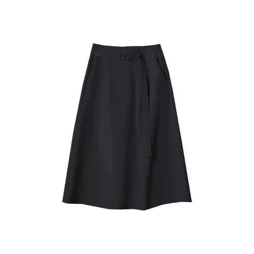 AMII Женские Повседневные Длинные Юбки