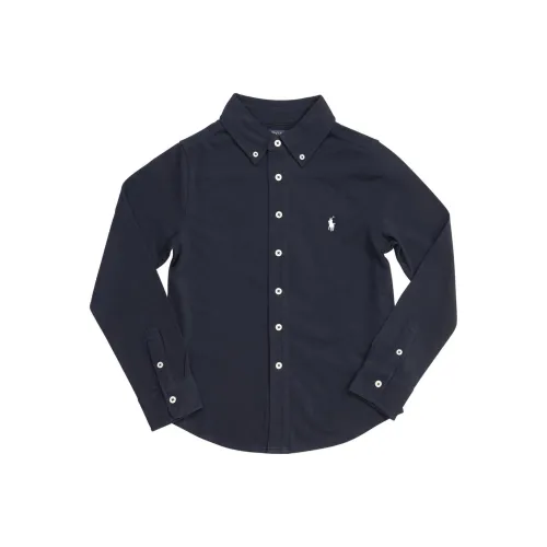 Polo Ralph Lauren Рубашка SS23 Морской Синий Детская