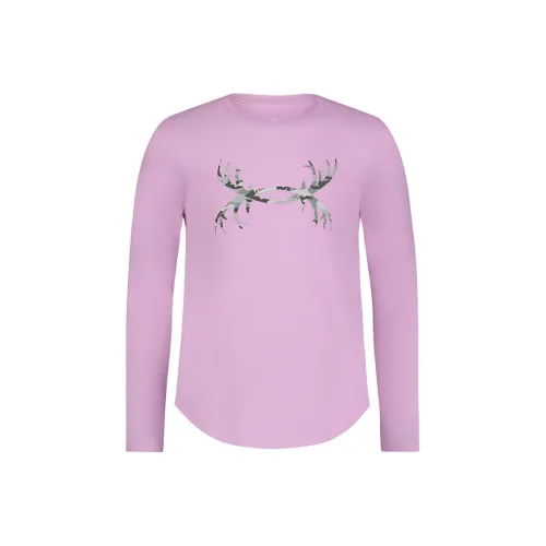Under Armour Antler T-Shirt Розовый Daybreak Подростки