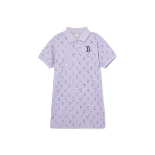 Mlb Base Logo Детское платье Boston Red Sox Светлая лаванда Цвет Детский