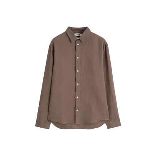 COS Коричневый Мужские Рубашки