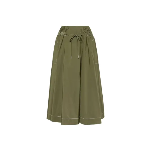 JONATHAN SIMKHAI Повседневный длинный юбка женский армейский зеленый