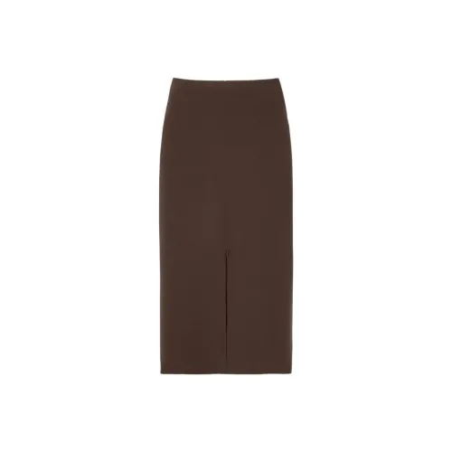 PINKO Повседневный Длинный Юбка Женские Коричневый