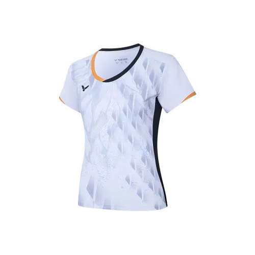 VICTOR Бадминтон Джерси Женские Отбеленный