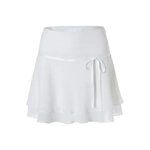 NOT YOUR ROSE SS25 Rei Юбка Белый Повседневные короткие юбки Женская Белый Белый