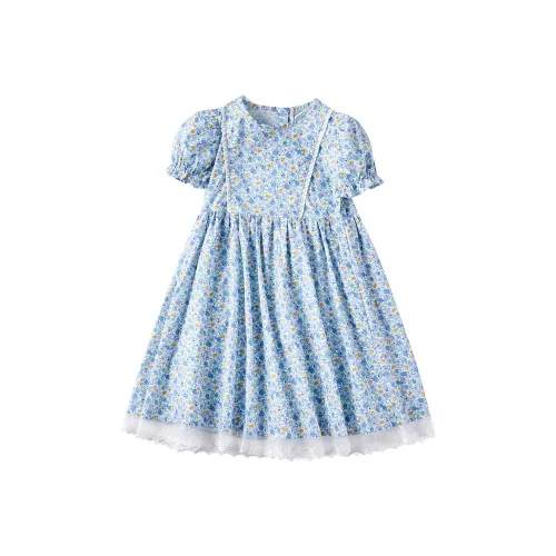 PPVG Детское платье синего и фиолетового цвета