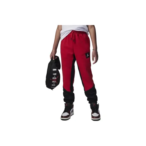 Jordan Термобрюки Красный Черный Многоцветный Подростки
