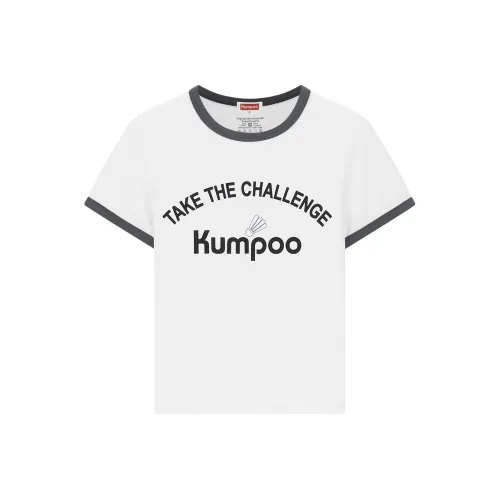 KUMPOO Бадминтон Джерси Женские Белые