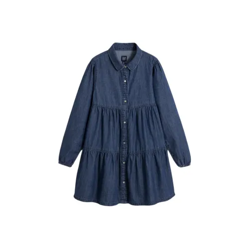 GAP совместное детское платье темно-синий