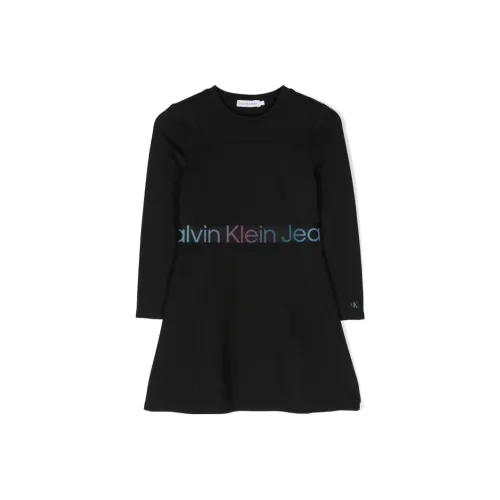 Calvin Klein Черные Платья для Детей