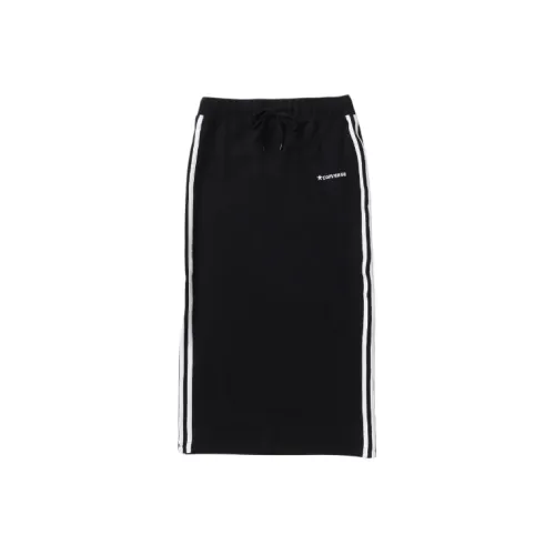 Converse Повседневный Длинный Юбка Женская Черная