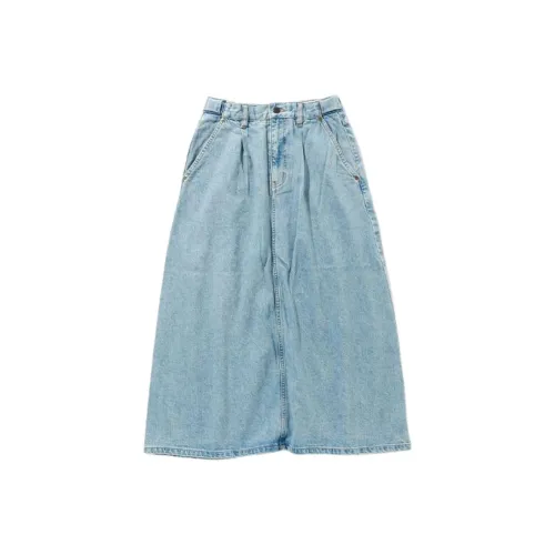 L.L.Bean Повседневная длинная юбка женская светло-синяя