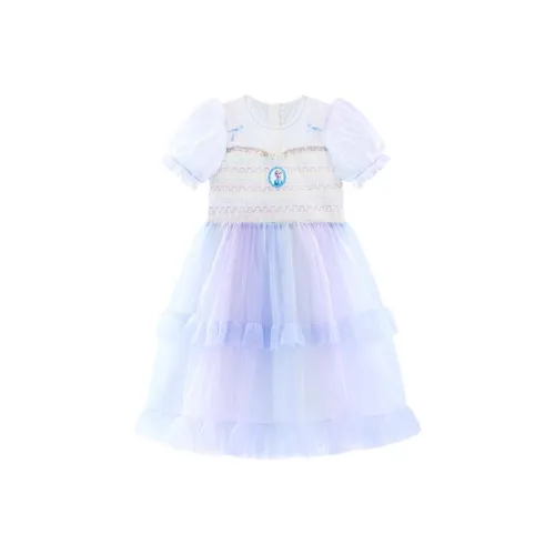 Disney Детское платье синего цвета для детей в возрасте 3-7 лет