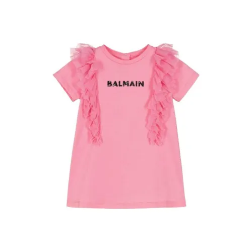 BALMAIN Платье Розовое для малышей и детей дошкольного возраста