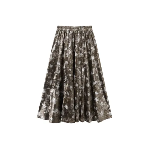 DIALOGUE Повседневный Длинный Юбка Женские Для танцев Бабочка Tale