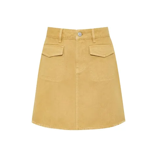 Hush Puppies Джинсовые короткие юбки Женские Янтарно-коричневый