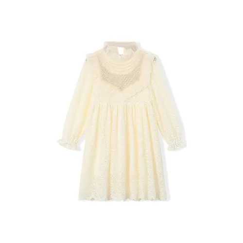 Montagut Бежевые Платья для Детей
