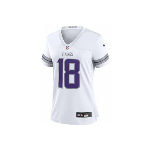 nike x NFL Justin Jefferson Minnesota Vikings Футбол Джерси Женская Белая