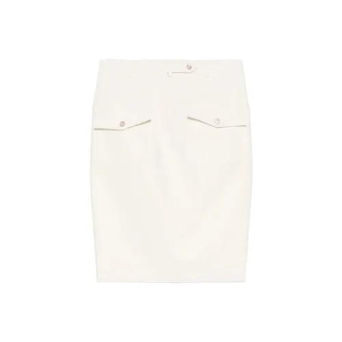 TF Повседневный Длинный Юбка Женская Белая