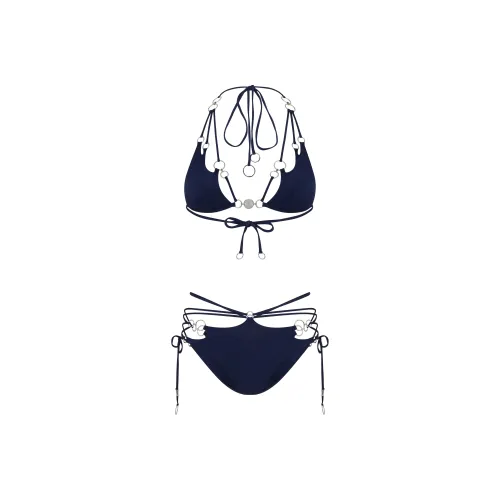 Agent Provocateur Темно-синий/Серебряный Женские Бикини
