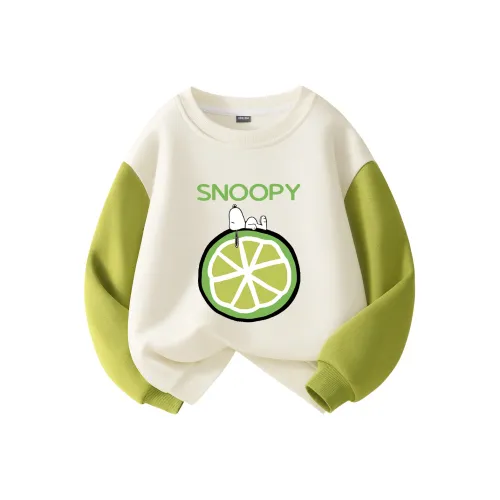 SNOOPY Толстовка Лимон Nubia Фруктовый зеленый Детский