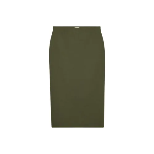 ARITZIA WILFRED Nora Ponte Юбка Повседневная Длинная Юбка Женская Темно-оливковый Темно-оливковый