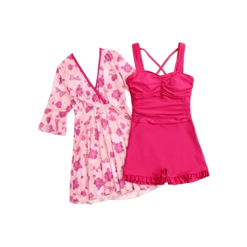 Барби Ван-Пис Купальник Женский Розовый С принтом