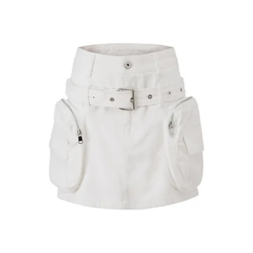 Казахстан Джинсовые короткие юбки Женские Белые