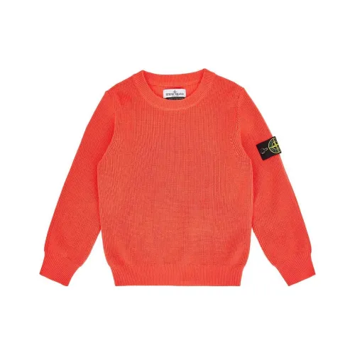 STONE ISLAND Детская одежда SS24 Трикотаж LOBSTER Креветочно-красный Детский