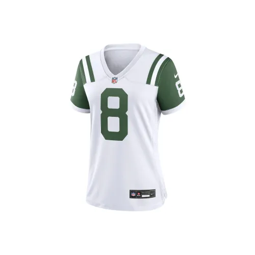 nike NFL Аарон Роджерс New York Jets Регби Джерси Женские Белые