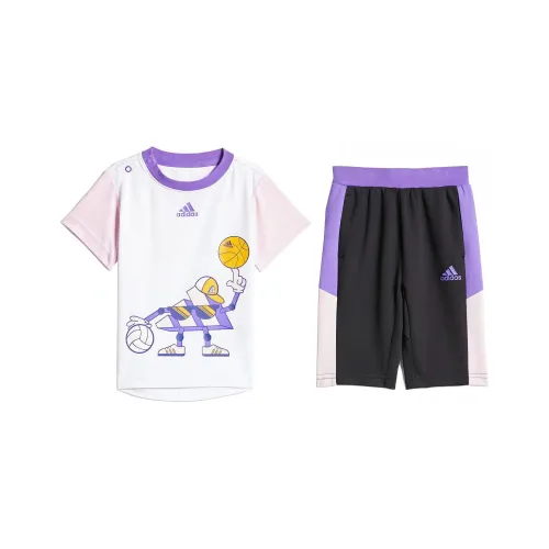 Adidas KIDS Комплекты для малышей Белый Фиолетовый + Чернильный Синий для детей 3-7 лет