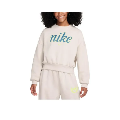 Nike Толстовка Sportswear Club Костяной Белый Подростки