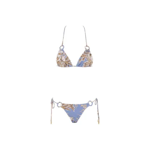 Zimmermann SS24 Бикини Женские Blue