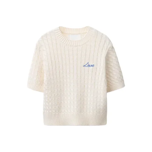 ZARA Свитер Натуральный Белый Children Возраст 3-7 Лет