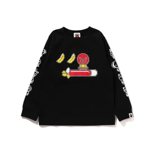 A BATHING APE Длинный рукав Т-рубашка Детская