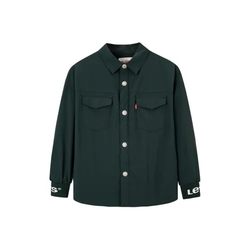Levi's Рубашка Estate Зеленая Детская