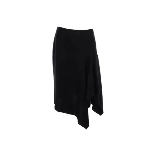 DRIES VAN NOTEN Черные Женские Повседневные Длинные Юбки