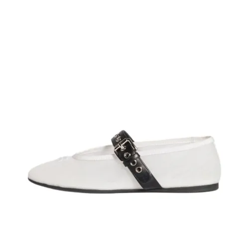 MIU MIU Туфли Мэри Джейн Белые Женские