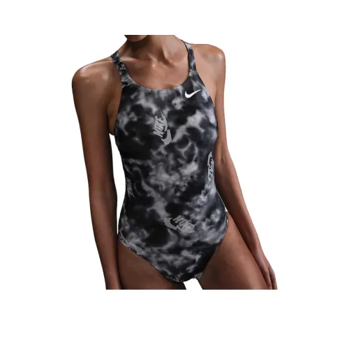 Nike SS25 Swim HydraStrong One-piece Women's Gray