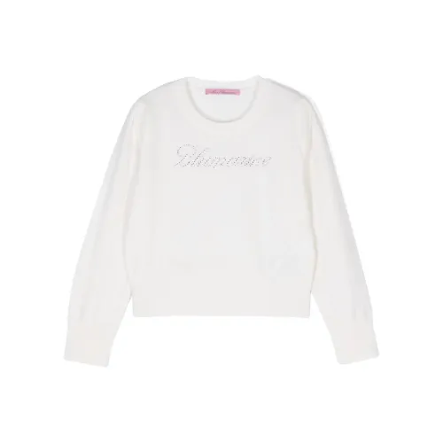 Blumarine FW24 Свитер Женский с Белыми Элементами для Детей