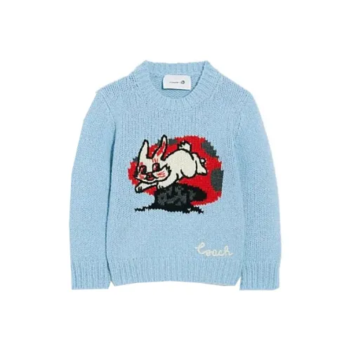 COACH x WHITE RABBIT Свитер Детский Светло-Синий